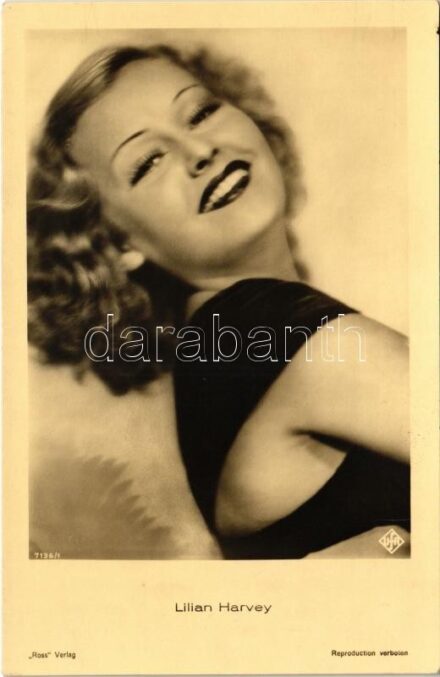 Lilian Harvey angol-német színésznő / Anglo-German actress