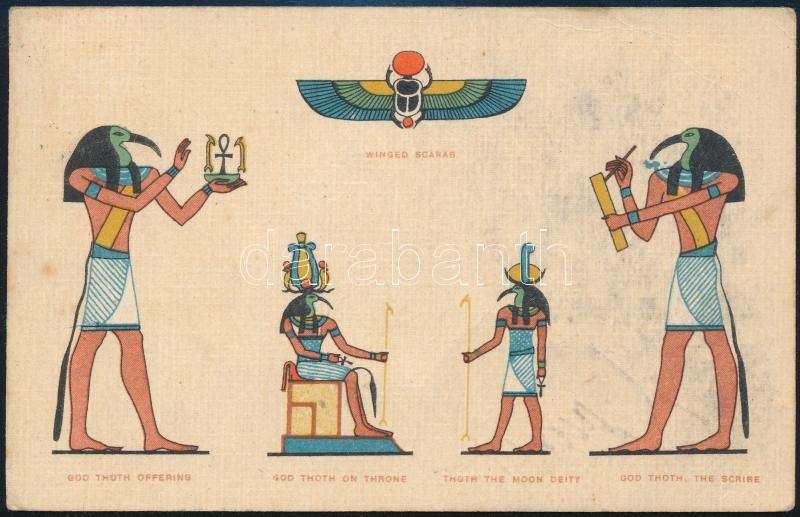 1948 Ujpest - Egyiptom olimpiai válogatott (0:0) labdarúgó mérkőzésről a magyar csapat tagjai által aláírt képeslap. Károlyi, Balogh II. Laborcz, Králdi, Nagymarosi, Egresi, Szusza, Várnai / Autograph signed postcard of Ujpest - Image 3