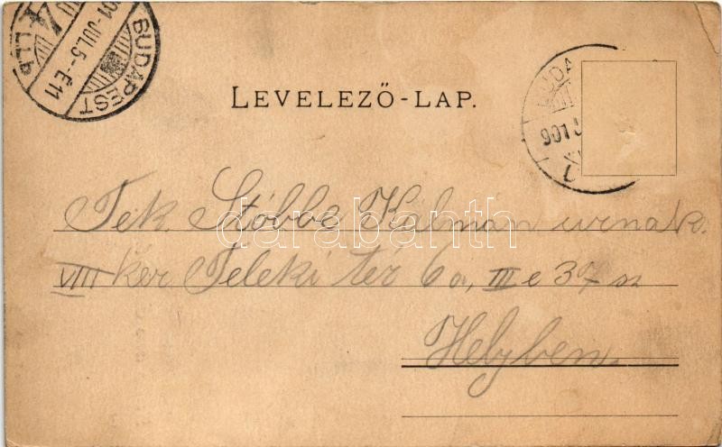 1901 Segesvár, Schässburg, Sighisoara; Evangélikus vártemplom. Fritz Teutsch / Lutheran castle church (EK) - Image 2