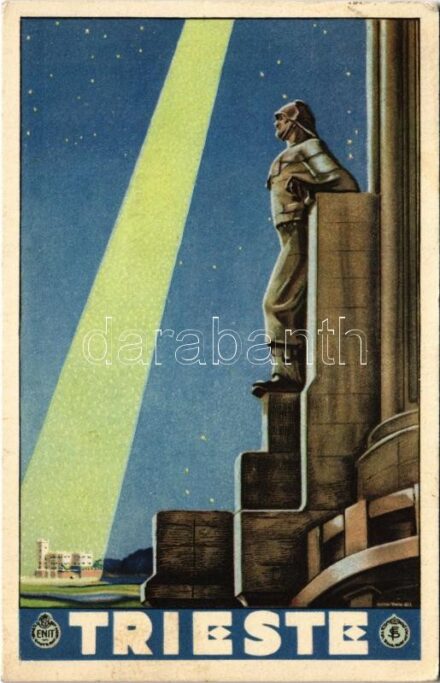 1936 Trieste, Propaganda turistica italiana dell'era Mussolini. Enit / Italian tourism propaganda from the Mussolini-era