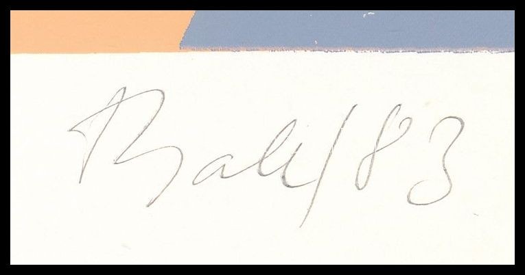 Bak Imre (1939-): Bak Imre '83, Józsefvárosi Galéria. 3 db szitanyomat, papír, mindegyik jelezve és datálva jobbra lent (Bak 83). Kiadói papírmappában. Komplett, hiánytalan, gyűjtői ritkaság!, 27x27 cm, lapméretek: 33x28,5 cm, mappa: - Image 4