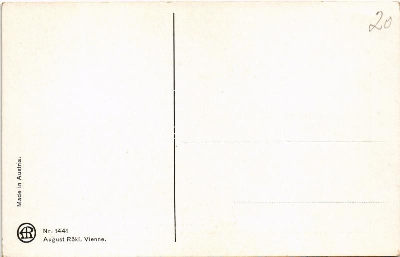 Krampusz kisgyerekekkel / Gruss vom Krampus! August Rökl Vienne Nr. 1441. s: Pauli Ebner - Image 2