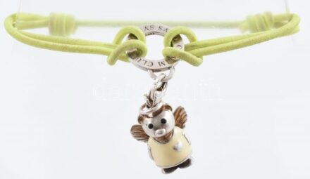 Thomas Sabo ezüst (Ag) szárnyas medve figura, karkötőn. Jelzett, br 9,6 g