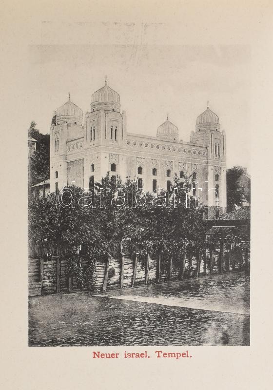 cca 1900 Sarajevo. Sarajevo, B. Bichwald &Co, német nyelvű, leporelló 16 fekete-fehér fotóval. Kiadói papírborítékban, jó állapotban - Image 4