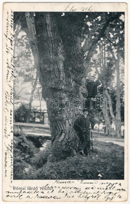 1912 Budapest III. Rómaifürdő, Római fürdő részlet. Korvin Testvérek kiadása (EK)