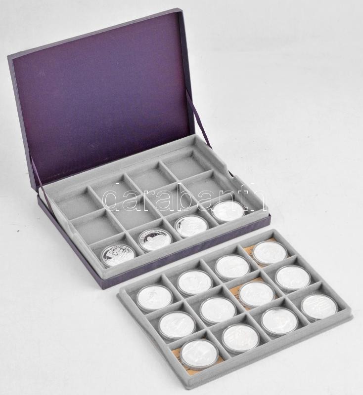 Uganda 2006. 2000Sh 'A labdarúgás halhatatlanjainak csarnoka' bizonytalan Ag tartalommal (16db) T:PP némelyiken fo. Uganda 2006. 2000 Shillings 'The Hall of Fame of Football's' with uncertain Ag content (16pcs) C:PP some with spots - Image 3