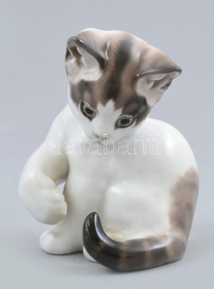 Rosenthal cica figura kézzel festett jelzett hibátlan 10 cm