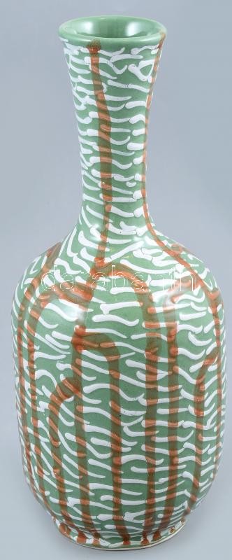 Retro design váza, jelzés nélkül hibátlan 31cm