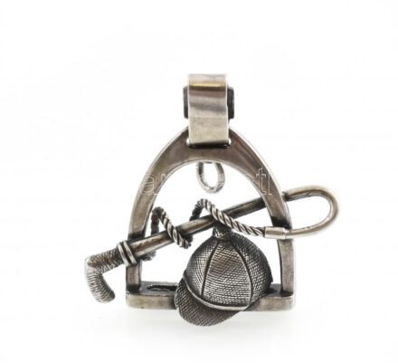 Gaetan de Percin poor Hermes ezüst (Ag) hegymászó bross jelzett 12 g, 4 cm