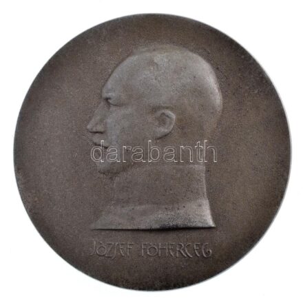 Osztrák-Magyar Monarchia ~1918. 'József főherceg / Kárpátok, Doberdo' Zn emlékérem (59,5mm) T:2 / Austro-Hungarian Monarchy ~1918. 'Archduke Joseph / Carpathians, Doberdo' Zn commemorative medallion (59,5mm) C:XF,VF
