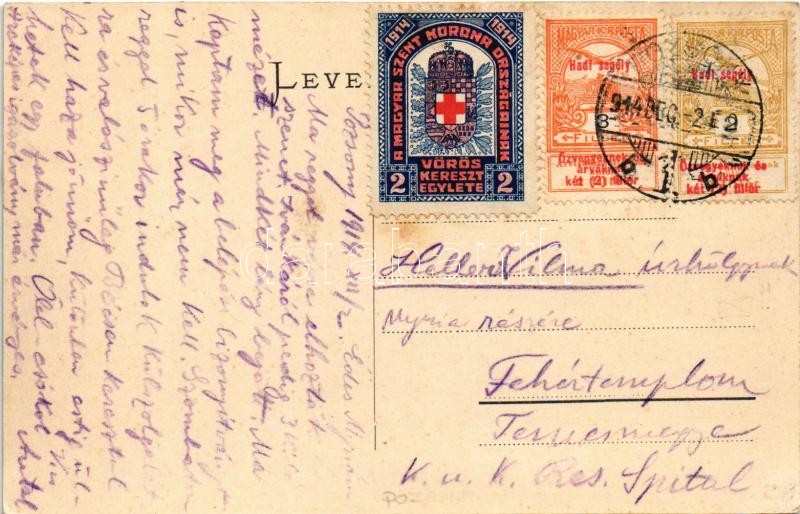 1914 Pozsony, Pressburg, Bratislava; Vaskutacskai pavilon / Eisenbrünnel Pavillon / Eisenbründl pavilion - Image 2