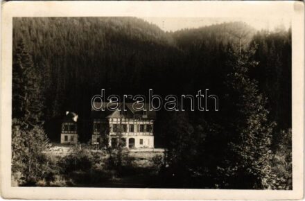 Dobsina, Dobschau; Dobsinská ladová jaskyna / Dobschauer Eishöhle / Dobsinai jégbarlang, szálloda / hotel near the ice cave. Foto Brünner (EK)