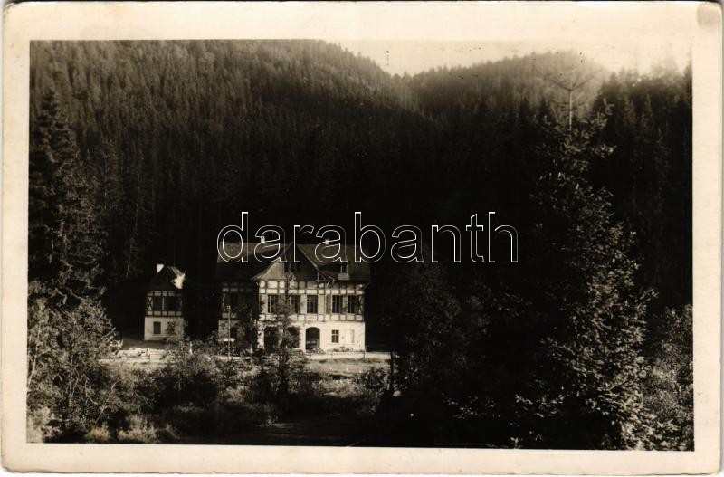 Dobsina, Dobschau; Dobsinská ladová jaskyna / Dobschauer Eishöhle / Dobsinai jégbarlang, szálloda / hotel near the ice cave. Foto Brünner (EK)