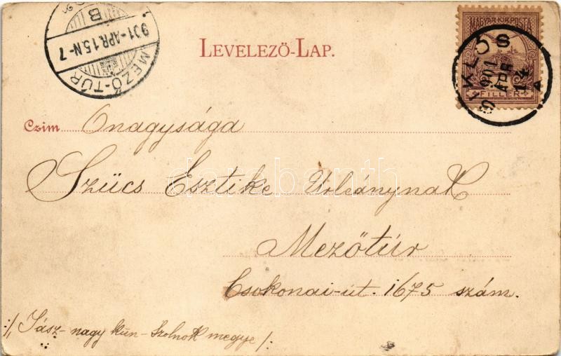 1901 Siklós, vár. Feiler Mariska kiadása (EK) - Image 2