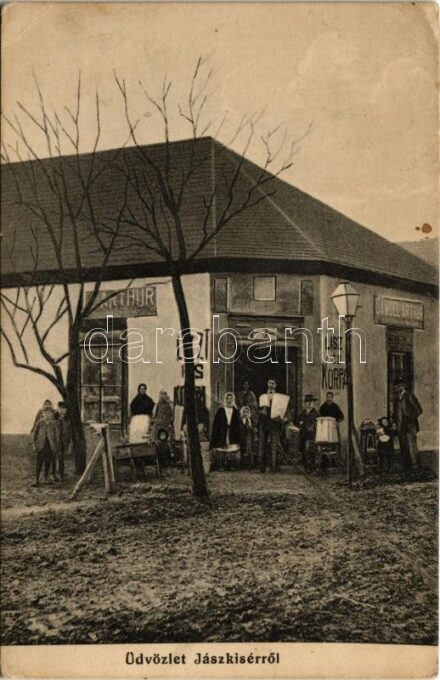 Jászkisér, Sámuel Arthur üzlete és saját kiadása (EK)