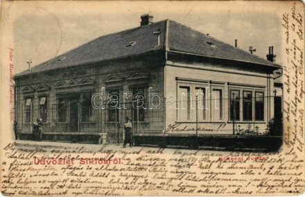 1901 Siklós, Községi óvoda. Feiler Mariska kiadása (Rb)