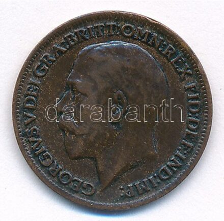 Nagy-Britannia 1916. Farthing Br 'V. György' T:2-,3 United Kingdom 1916. Farthing Br 'George V' C:VF,F Krause KM#808
