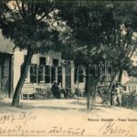 1907 Gödöllő, Ferenc József tér, cukrászda. Nemesánszky Józsefné kiadása (EK)
