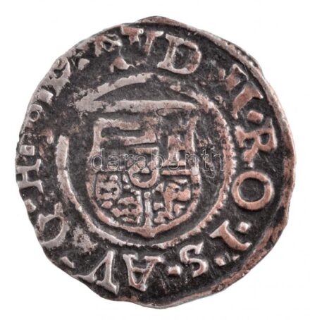 1587K-B Denár Ag 'Rudolf' (0,50g) T:2 patina Hungary 1587K-B Denar Ag 'Rudolf' (0,50g) C:XF patina Huszár: 1059.,Unger II.: 811.a