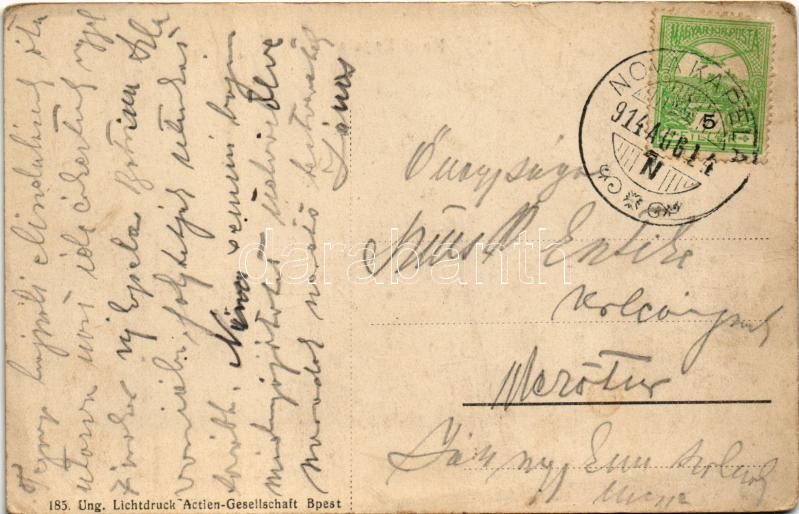 1914 Újkapela, Nova Kapela; Fő utca / main street (EK) - Image 2