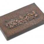Iparművész réz dobozka 18x11cm