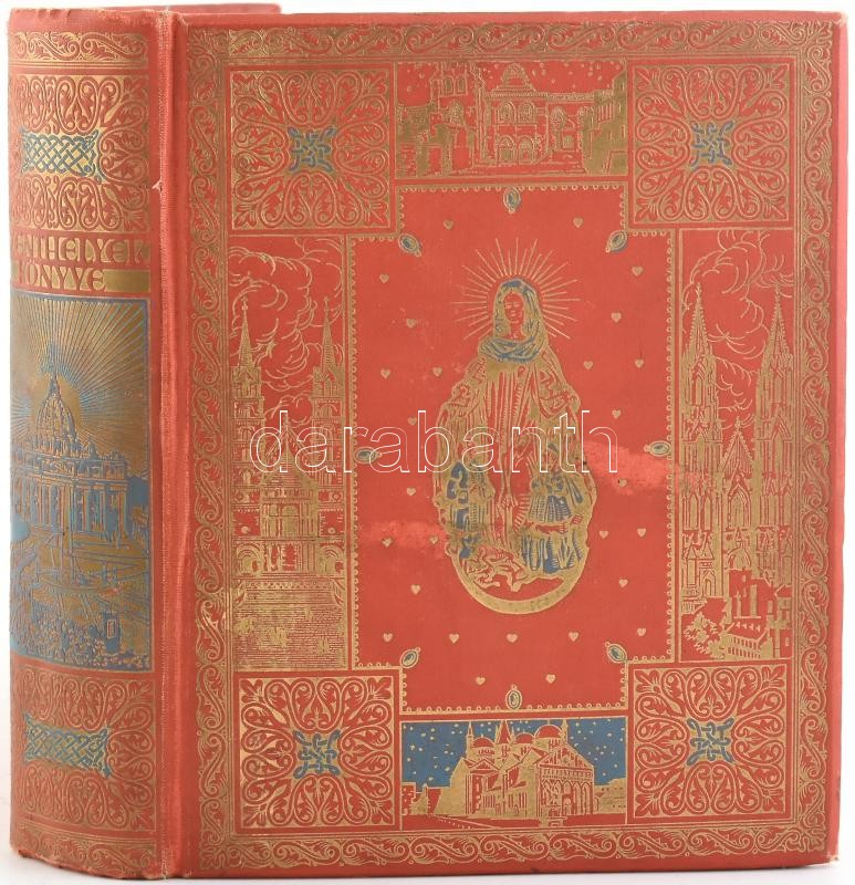 Révay József: Zarándokút a szenthelyekre. Bp., 1933, Franklin. Díszes, aranyozott vászonkötésben, kis kopással a gerincen