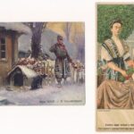 4 db RÉGI osztrák-magyar katonai képeslap / 4 pre-1945 K.u.k. military postcards