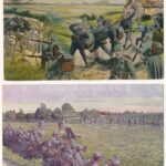 4 db RÉGI osztrák-magyar katonai képeslap / 4 pre-1945 K.u.k. military postcards