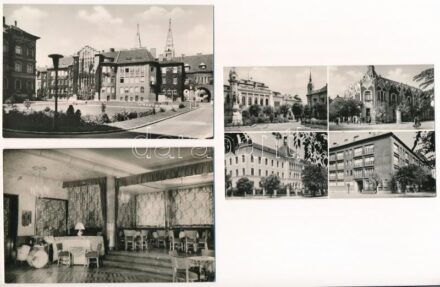 56 db MODERN magyar város képeslap / 56 modern Hungarian town-view postcards