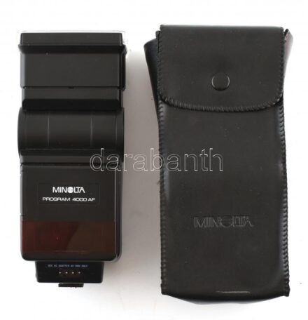 Minolta Program 4000AF vaku (analóg és digitális gépekhez is), eredeti tokjában, újszerű állapotban, nem kipróbált