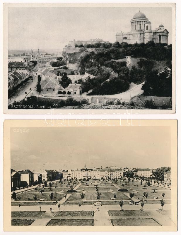 5 db RÉGI magyar város képeslap / 5 pre-1945 Hungarian town-view postcards - Image 2