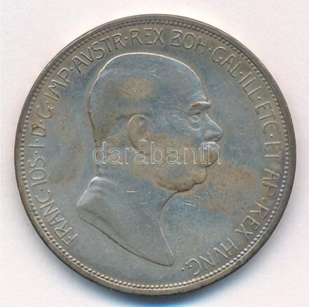 Ausztria 1909. 5K Ag 'Ferenc József' T:2- patina Austria 1909. 5 Corona Ag 'Franz Joseph' C:VF patina Krause KM#2814