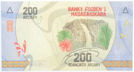 Madagaszkár DN (2017) 200A 'F 60539953' T:I Madagascar ND (2017) 200 Ariary 'F 60539953' C:UNC Krause P#98a
