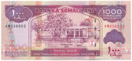 Szomáliföld 2011. 1000Sh 'AM 036802' T:I- Somaliland 2011. 1000 Shillings 'AM 036802' C:AU Krause P#20a