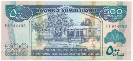 Szomáliföld 2006. 500Sh 'FF 944493' T:I- Somaliland 2006. 500 Shillings 'FF 944493' C:AU Krause P#6f