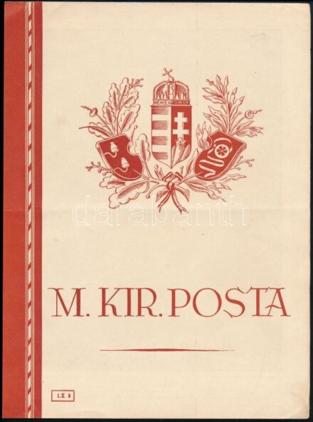 cca 1940 2 db dísztávirat