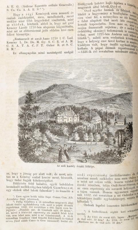 Orbán Balázs: A székelyföld leírása történelmi, régészeti, természetrajzi s népismei szempontból. V. kötet: Barczaság. Bp.,1873, Tettey Nándor és Társa, Pesti Könyvnyomda Rt., 4+248 p. Szövegközti fametszetű képekkel, - Image 3