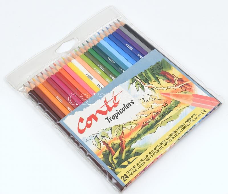 24 db-os Conté Tropicolors színesceruza-készlet, bontatlan