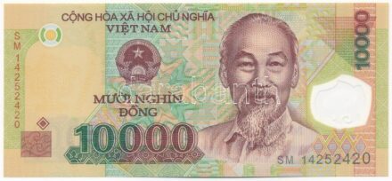 Vietnam DN (2006-2017) 10.000D 'SM 14252420' T:I Vietnam ND (2006-2017) 10.000 Dong 'SM 14252420' C:UNC Krause P#119