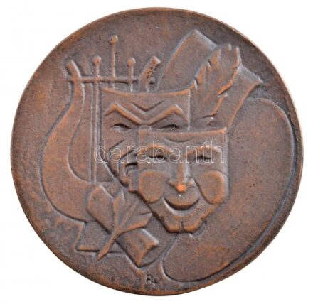 Renner Kálmán (1927-1994) 1981. 'VIII. Országos Diáknapok Sopron 1981' kétoldalas, öntött bronz emlékérem (86mm) T:1-