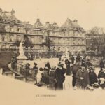 cca 1890 Párizs képes füzet 31 képpel sérült bőr kötésben. 24x15 cm - Image 2