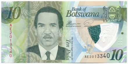 Botswana DN (2018.) 10P 'AE 2013340' T:I Botswana ND (2018.) 10 Pula 'AE 2013340' C:UNC Krause P#35