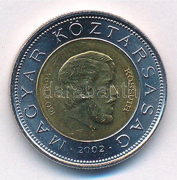 2002. 100Ft 'Kossuth' kötőjel hiányzik az évszámok közül T:1- Adamo FOEM1