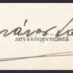 1939 Balatonboglár Izraelita anyakönyvi kivonat, anyakönyvvezető rabbi aláírásával - Image 2