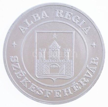 1979. '67. Közgyűlés OMBKE (Országos Magyar Bányászati és Kohászati Egyesület) / Alba Regia Székesfehérvár' Al emlékérem (75mm) T:2 ph, karc
