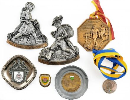 Ausztria 7db-os jelvény-, érem-, és plakett-tétel túrázás témában T:1-,2 Austria 7pcs tourist badge, medal and plaque lot C:AU,XF