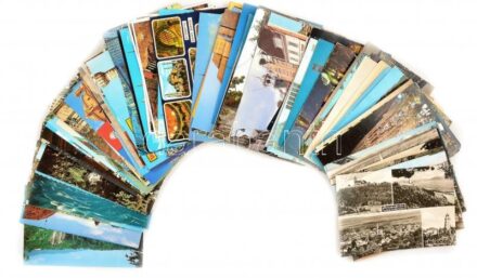 Kb. 100 db MODERN külföldi város képeslap / Cca. 100 modern town-view postcards from all over the world