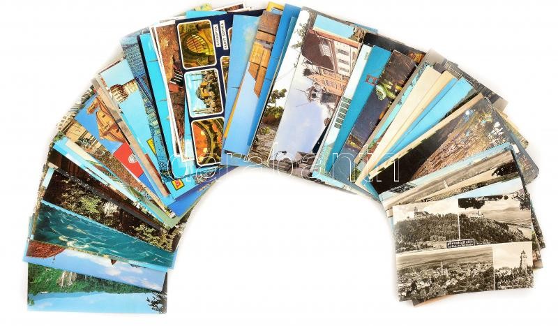 Kb. 100 db MODERN külföldi város képeslap / Cca. 100 modern town-view postcards from all over the world