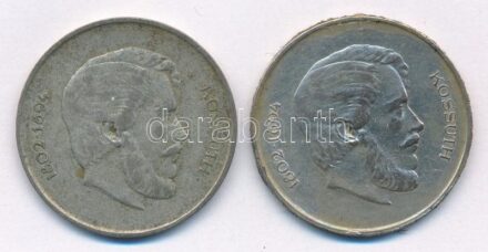 1947. 5Ft Ag 'Kossuth' (2x) T:3 patina Adamo F8.1