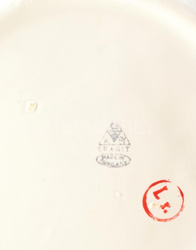 5+6 db Gránit halas tál, Jelzett apró sérülésekkel d: 23 cm , 21 cm - Image 4